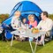 Compact Folding Camping Table with Storage Bag and Waterproof Desktop - 37" x 27" x 19" (L x W x H)